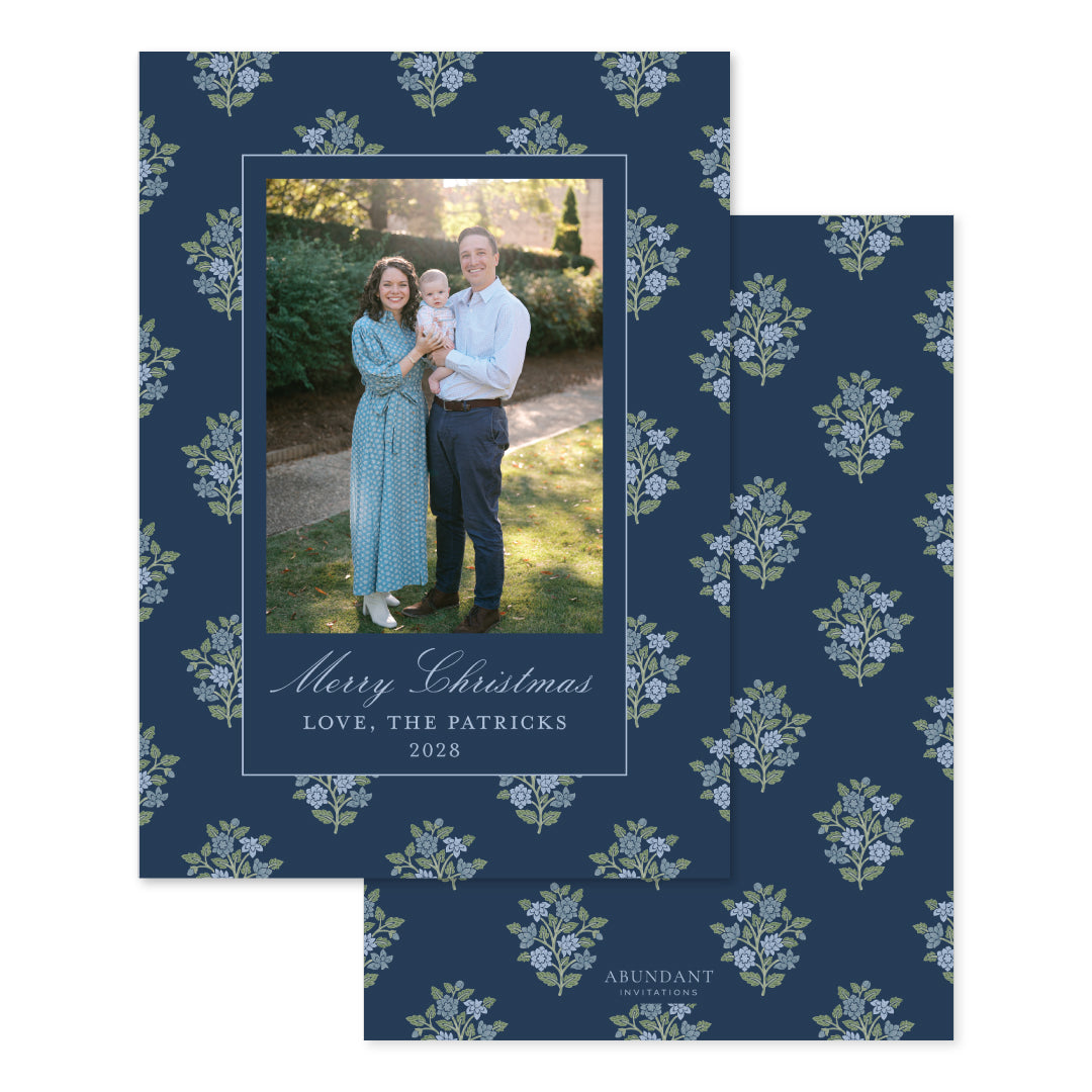 Block Print Blue