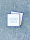 Chalkboard Letters Blue Calling Card