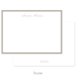 Classic Border Flat Notecard