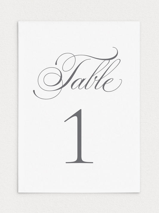 Esther Table Numbers