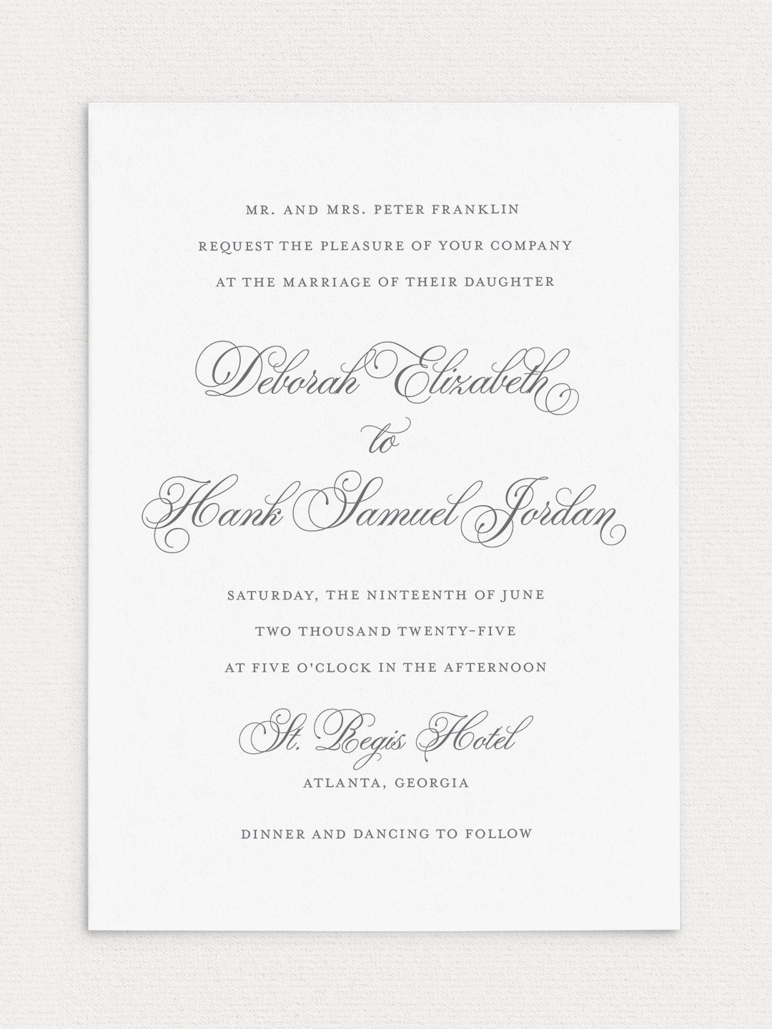 Deborah Wedding Invitation