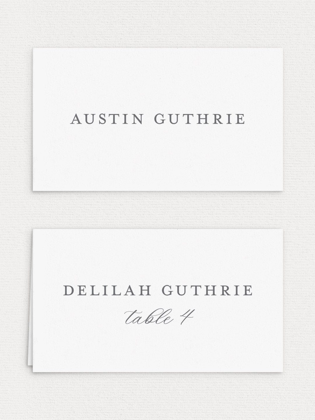 Delilah Place Cards