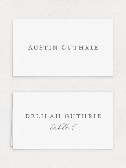 Delilah Place Cards