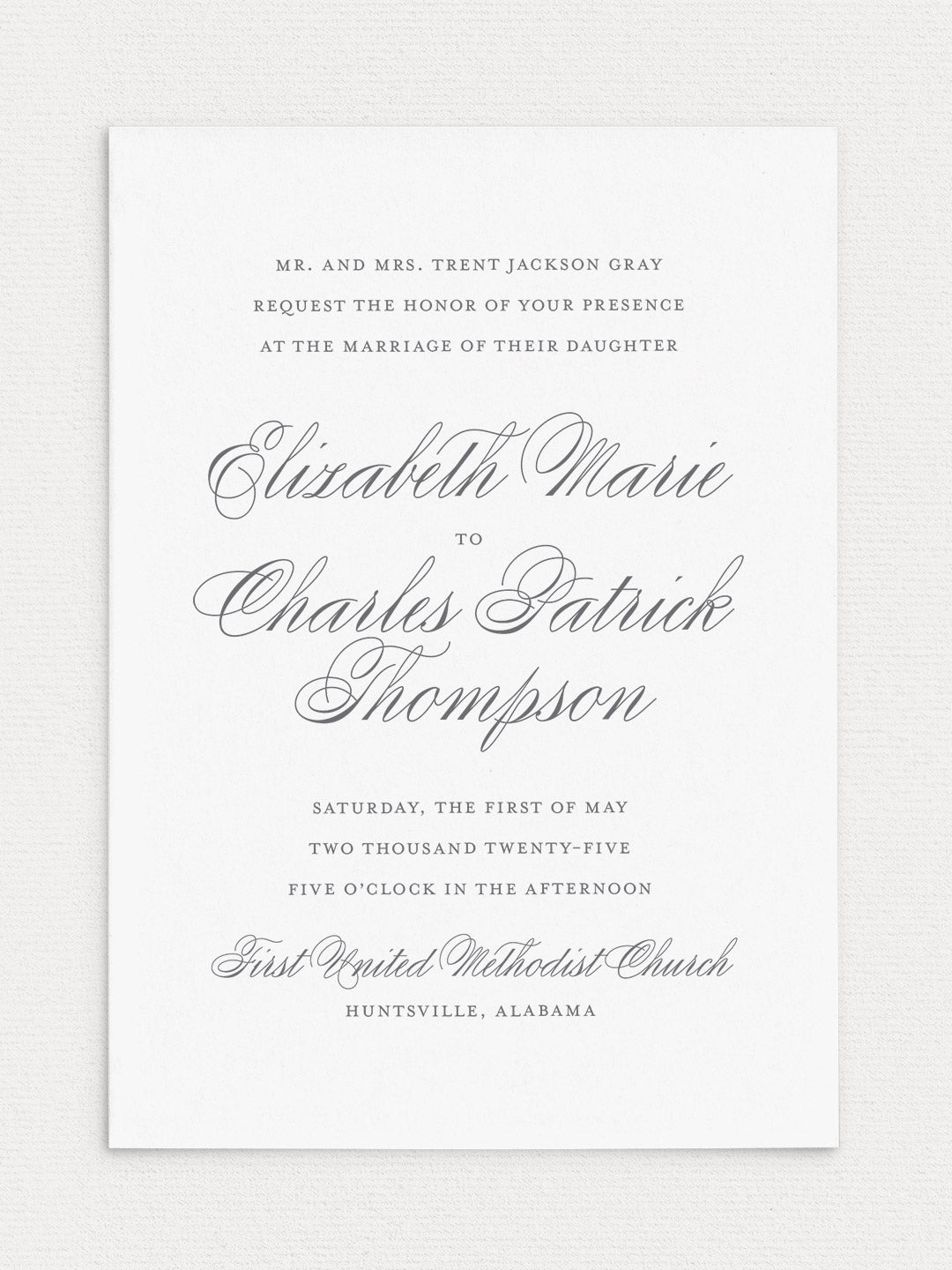 Elizabeth Wedding Invitation