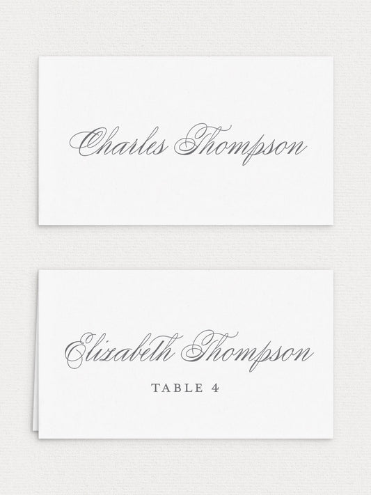 Elizabeth Place Cards