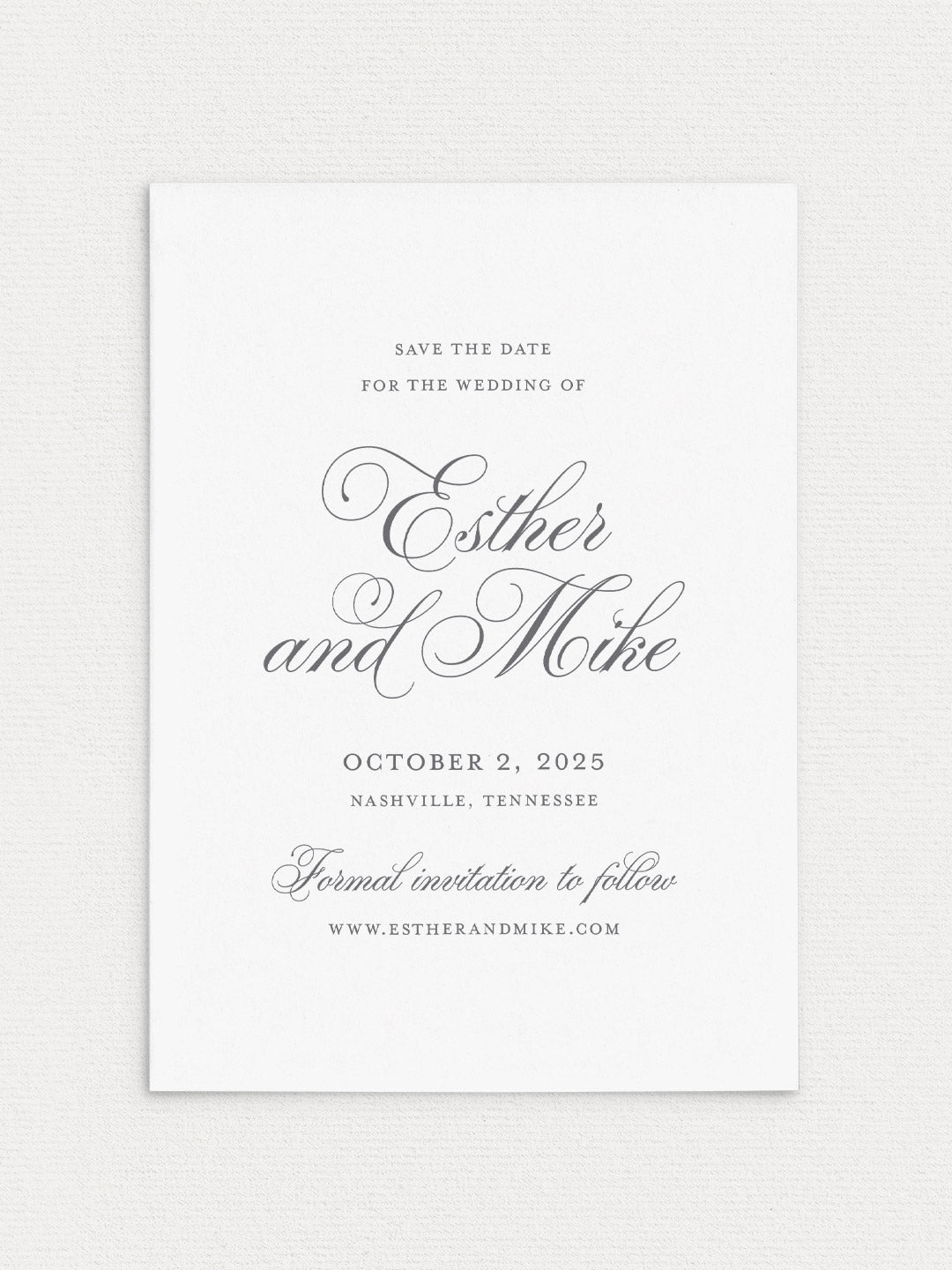 Esther Save the Date