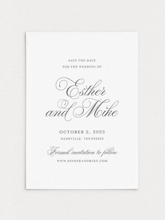 Esther Save the Date