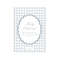 Gingham Blue Ric Rac