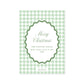 Gingham Green Ric Rac