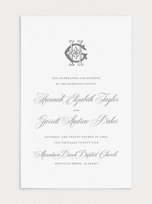 Hannah Folded Ceremony Program