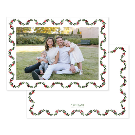 Holly Scalloped Frame Landscape