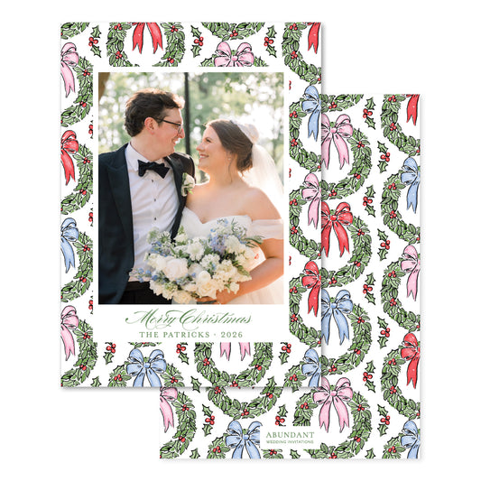 Holly Wreath Border