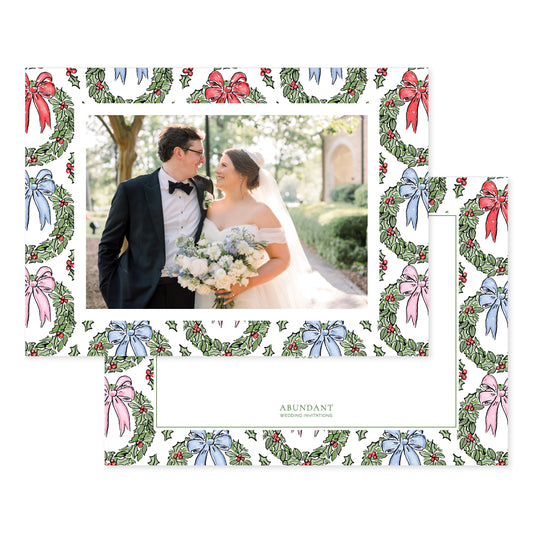 Holly Wreath Frame Landscape