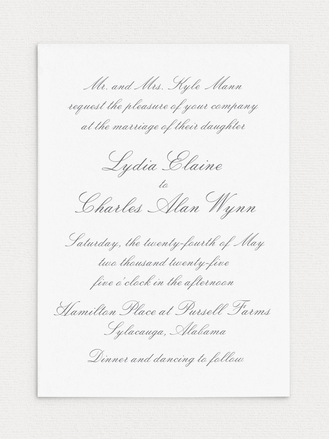 Lydia Wedding Invitation