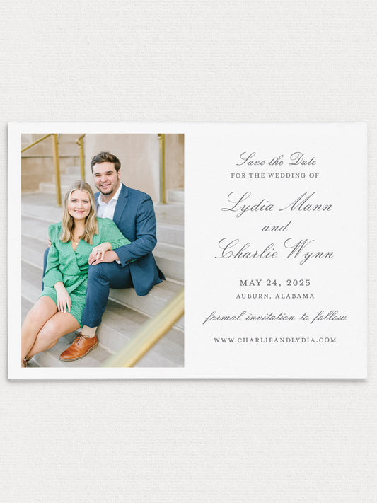 Lydia Photo Save the Date