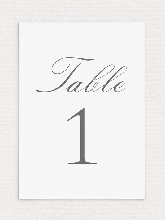 Rebekah Table Numbers