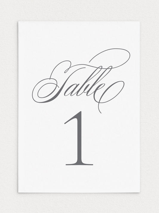 Mary Table Numbers