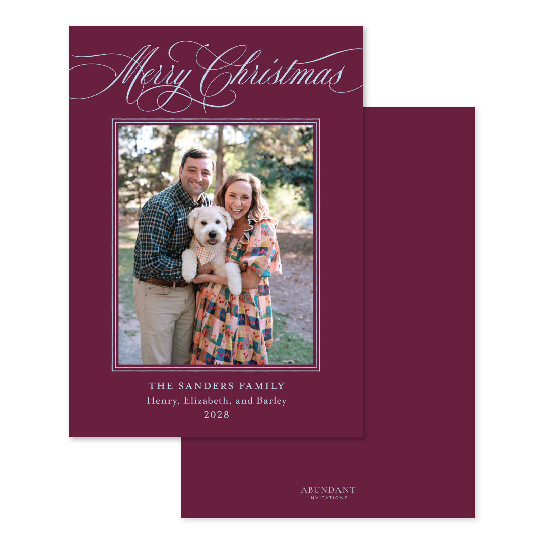 Merry Christmas Script Raspberry