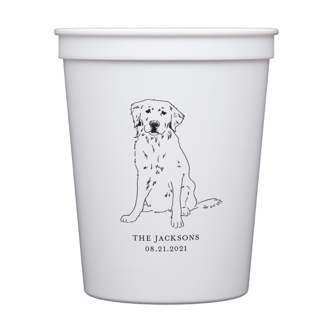 Pet Illustration Stadium Cups