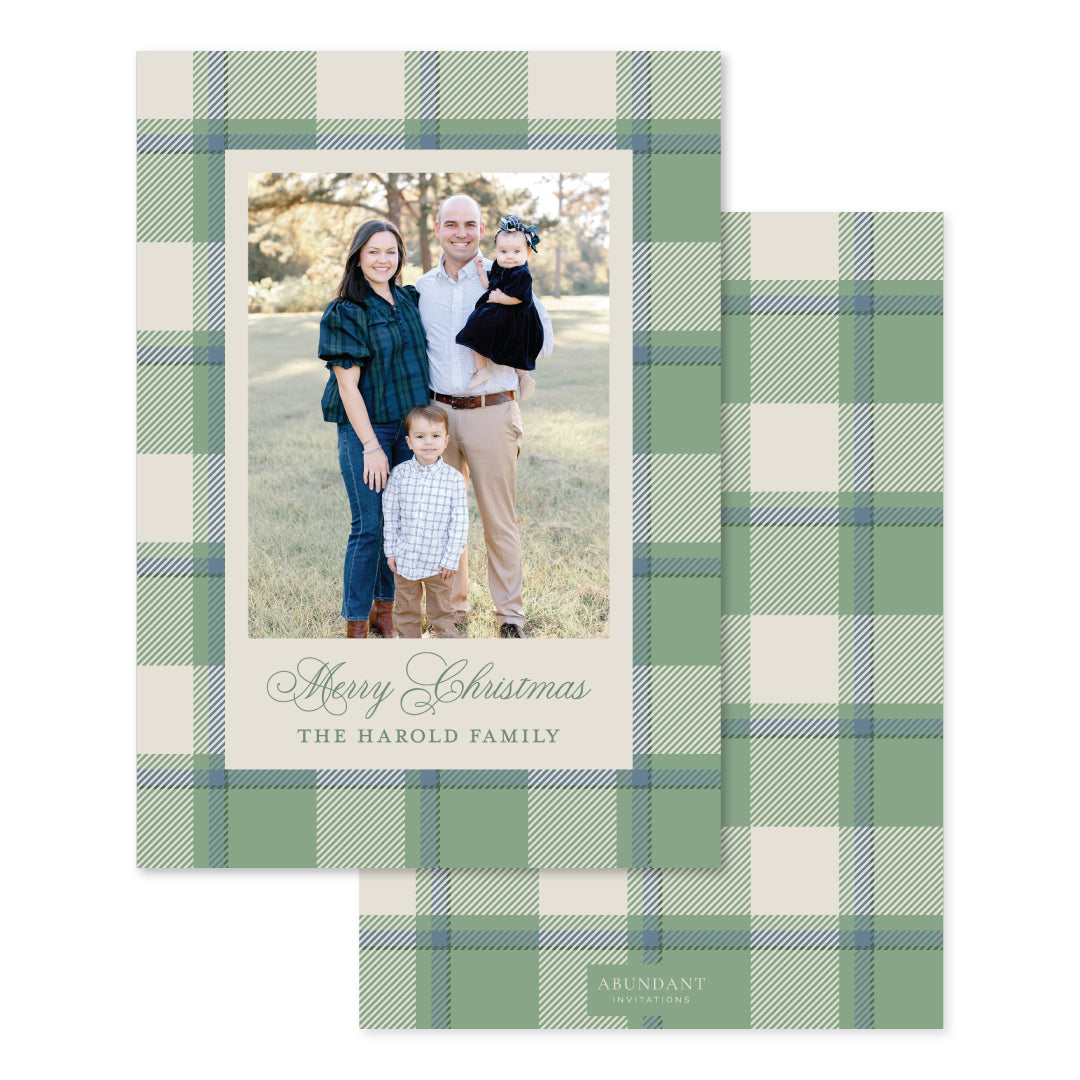Plaid Pastel Green