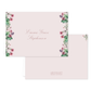 Primrose Pink Folded Notecard
