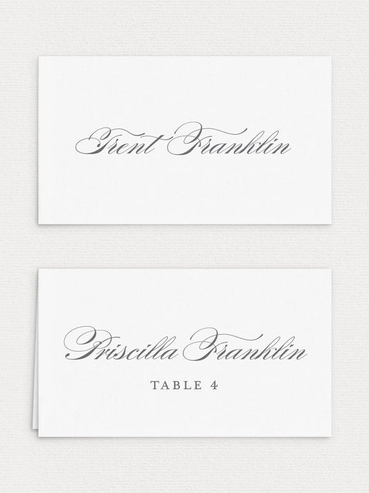 Priscilla Place Cards