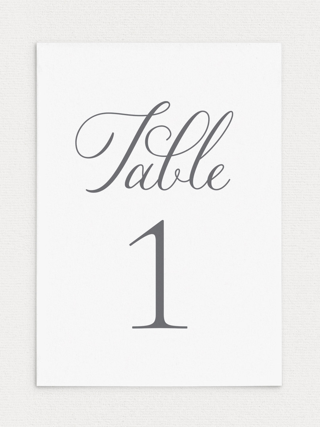 Rachel Table Numbers