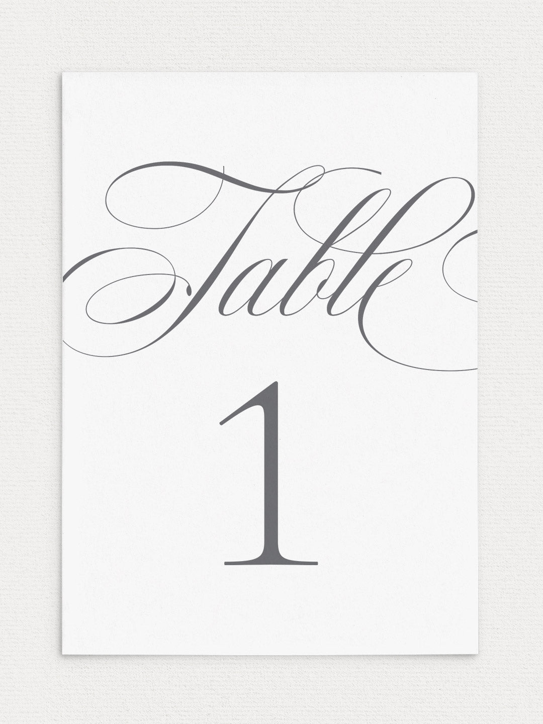 Ruth Table Numbers – Abundant Wedding Invitations