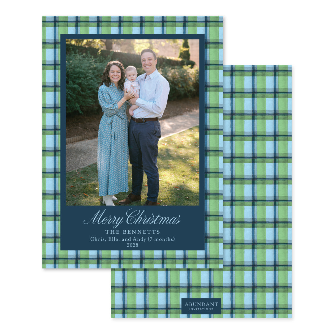 Tartan Blue Frame