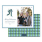 Tartan Bow Blue Landscape