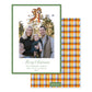 Tartan Bow Orange