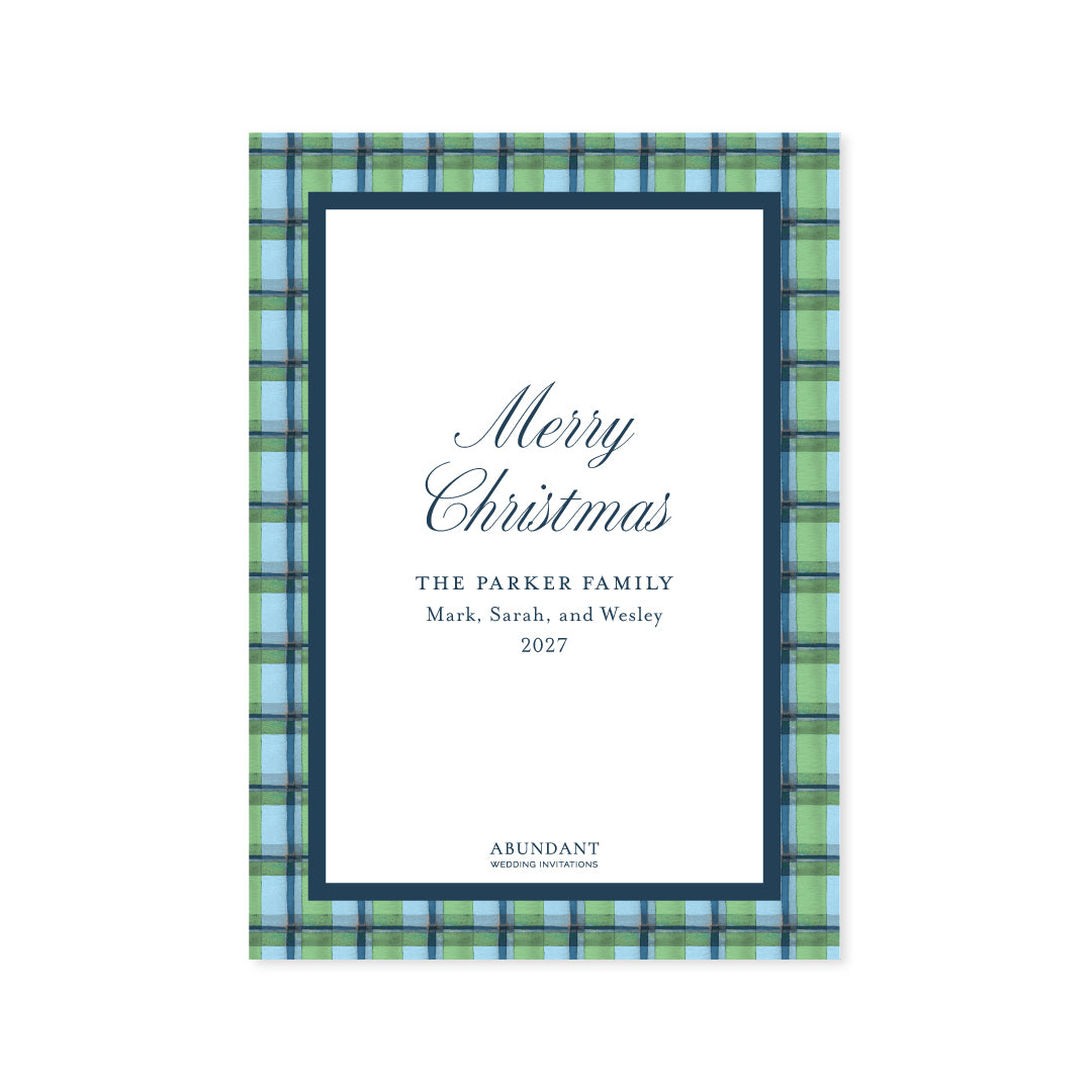 Tartan Blue Frame