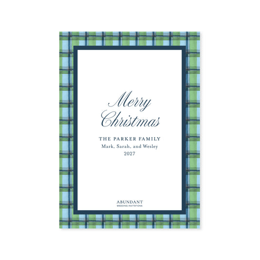 Tartan Blue Frame