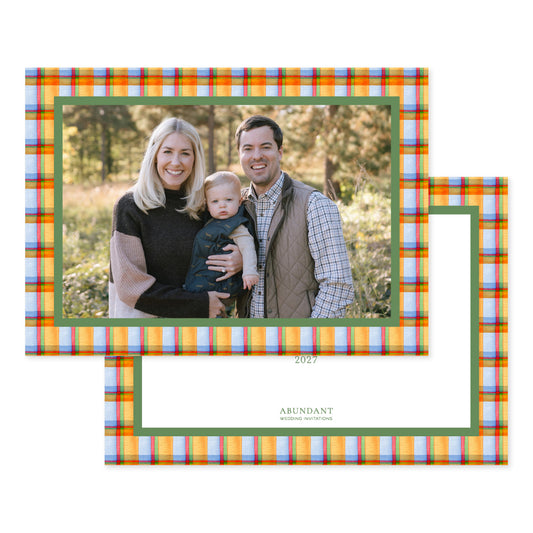 Tartan Orange Frame Landscape