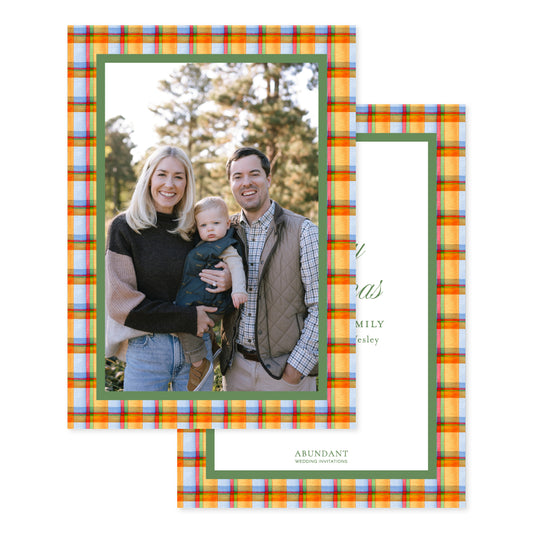 Tartan Orange Frame