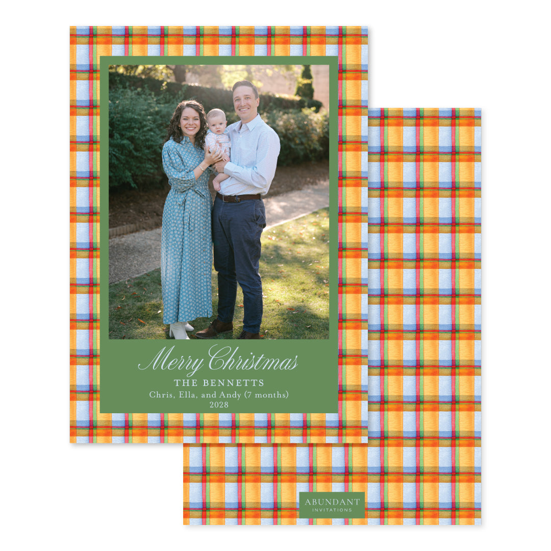 Tartan Orange Frame