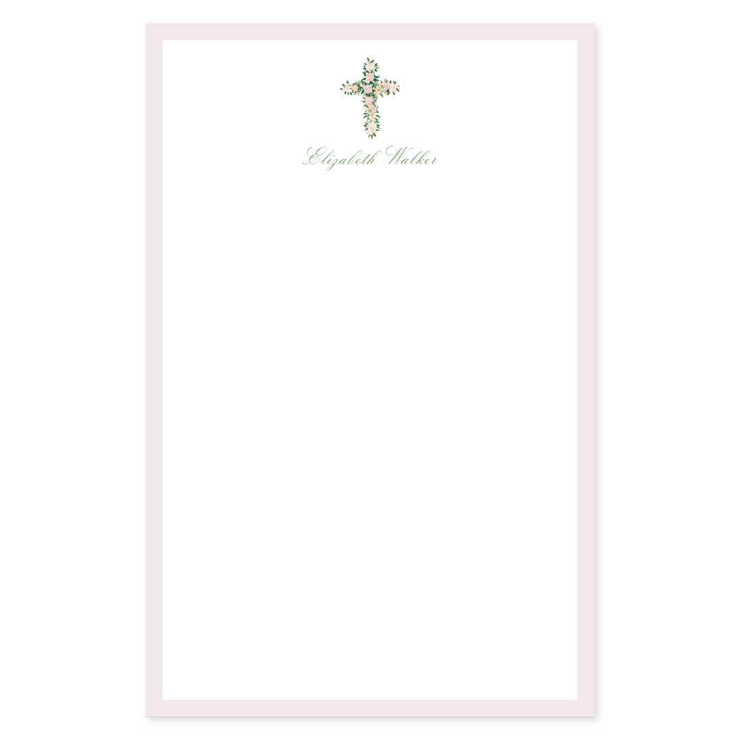 Watercolor Cross Notepad